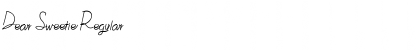 Download Dear Sweetie Font Download Dear Sweetie Font