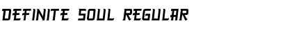 Download DEFINITE SOUL Font Download DEFINITE SOUL Font