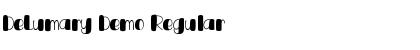 Download DeLumary Demo Font Download DeLumary Demo Font