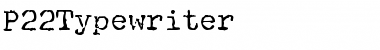 Download P22Typewriter Font Download P22Typewriter Font