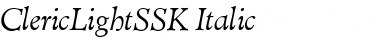 Download ClericLightSSK Font Download ClericLightSSK Font