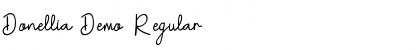 Download Donellia Demo Font Download Donellia Demo Font