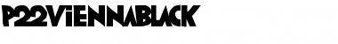 Download P22ViennaBlack Font Download P22ViennaBlack Font