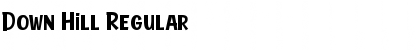 Download Down Hill Font Download Down Hill Font