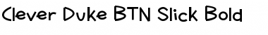 Download Clever Duke BTN Slick Font Download Clever Duke BTN Slick Font