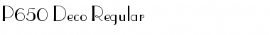 Download P650-Deco Font Download P650-Deco Font