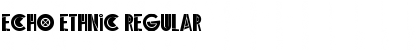 Download Echo Ethnic Font Download Echo Ethnic Font
