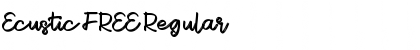 Download Ecustic FREE Font Download Ecustic FREE Font