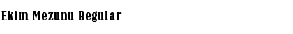 Download Ekim Mezunu Font Download Ekim Mezunu Font