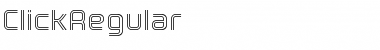 Download ClickRegular Font Download ClickRegular Font