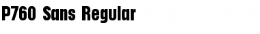 Download P760-Sans Font Download P760-Sans Font