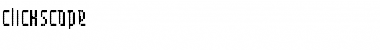 Download clickscope Font Download clickscope Font
