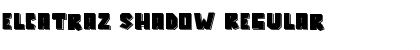 Download Elcatraz Shadow Font Download Elcatraz Shadow Font