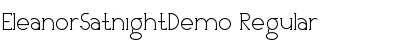 Download EleanorSatnightDemo Font Download EleanorSatnightDemo Font