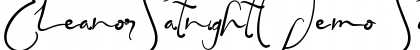 Download EleanorSatnightDemo Script Font Download EleanorSatnightDemo Script Font