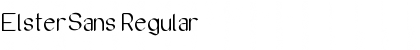 Download ElsterSans Font Download ElsterSans Font