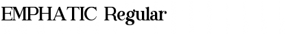 Download EMPHATIC Font Download EMPHATIC Font