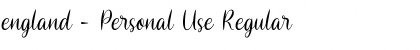 Download england - Personal Use Font Download england - Personal Use Font