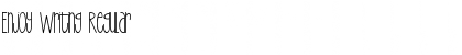 Download Enjoy Writing Font Download Enjoy Writing Font