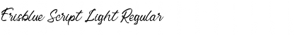 Download Erisblue Script Light Font Download Erisblue Script Light Font