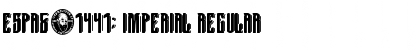 Download Espa֡ Imperial Font Download Espa֡ Imperial Font