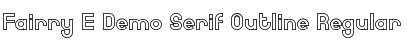 Download Fairry E Demo Serif Outline Font Download Fairry E Demo Serif Outline Font