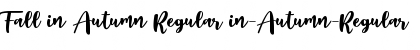 Download Fall in Autumn Regular Font Download Fall in Autumn Regular Font