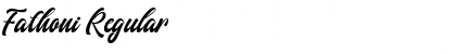 Download Fathoni Font Download Fathoni Font