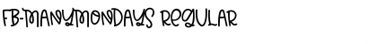 Download FB-ManyMondays Font Download FB-ManyMondays Font