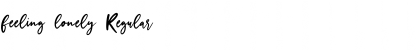 Download feeling lonely Font Download feeling lonely Font