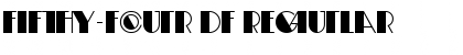 Download Fifty-Four DF Font Download Fifty-Four DF Font