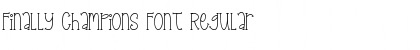 Download Finally Champions Font Font Download Finally Champions Font Font
