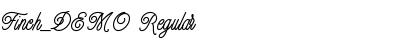 Download Finch_DEMO Font Download Finch_DEMO Font