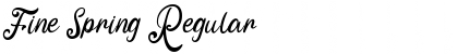 Download Fine Spring Font Download Fine Spring Font