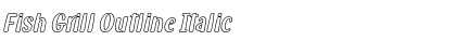 Download Fish Grill Outline Font Download Fish Grill Outline Font