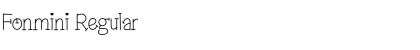 Download Fonmini Font Download Fonmini Font