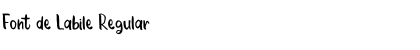 Download Font de Labile Font Download Font de Labile Font
