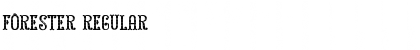 Download FORESTER Font Download FORESTER Font