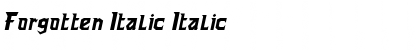 Download Forgotten Italic Font Download Forgotten Italic Font