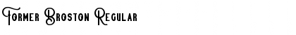 Download Former Broston Font Download Former Broston Font