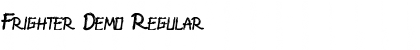 Download Frighter Demo Font Download Frighter Demo Font