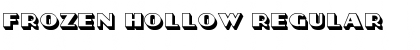 Download Frozen Hollow Font Download Frozen Hollow Font