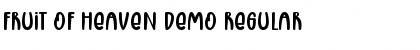 Download Fruit Of Heaven Demo Font Download Fruit Of Heaven Demo Font