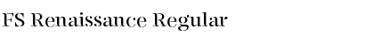 Download FS Renaissance Font Download FS Renaissance Font