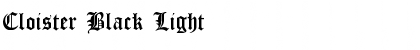 Download Cloister Black Font Download Cloister Black Font