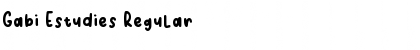 Download Gabi Estudies Font Download Gabi Estudies Font