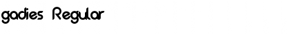 Download gadies Font Download gadies Font