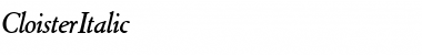 Download Cloister Font Download Cloister Font