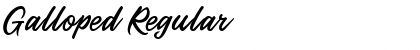 Download Galloped Font Download Galloped Font