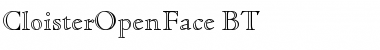 Download CloisterOpenFace BT Font Download CloisterOpenFace BT Font